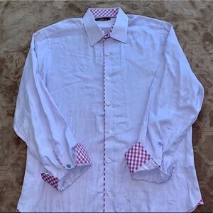 Stone Rose purple button down shirt, XL